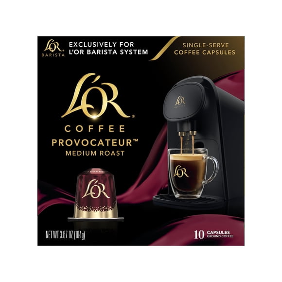 Cápsulas de café L'OR Provocateur tueste medio 10 unidades