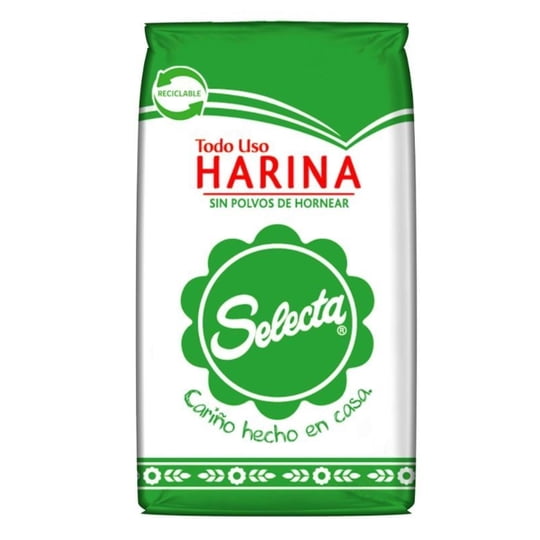 Harina Sin Polvos De Hornear Bolsa 1 Kg Selecta