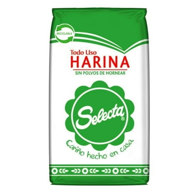 Harina Sin Polvos De Hornear Bolsa 1 Kg Selecta