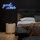 thumbnail image 3 of Letrero decorativo DECANIT Good Vibes luz neón USB 41x20x2 cm, 3 of 6