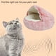 thumbnail image 5 of Cama redonda y suave para gatos con capucha, 5 of 5