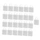 thumbnail image 3 of 25 Bolsas De Regalo Transparentes Con Asas, Bolsas De PVC Para Vacaciones De Verano Y San Valentín, 15x16cm, 3 of 5