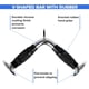 thumbnail image 2 of Cable Machine V Bar Press, 400 kg, prensa de tríceps Yes4All, 2 of 7