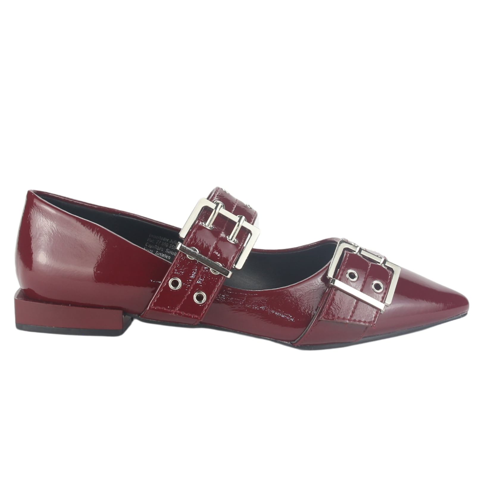 Elara Dames Ballerina slip-on platte Chunkyrayan