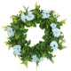 thumbnail image 5 of Guirnalda De Puerta Viva De 45 Cm Guirnalda De Navidad Hojas Verdes Margarita Azul, 5 of 5
