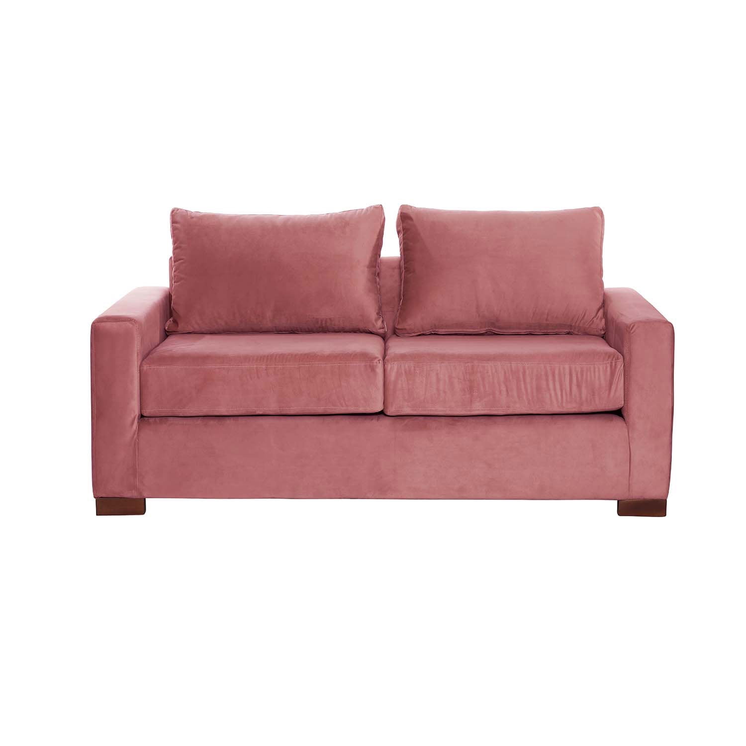 Latam Home - Sofa Livorno 2 C Tela Velvet Palo Rosa