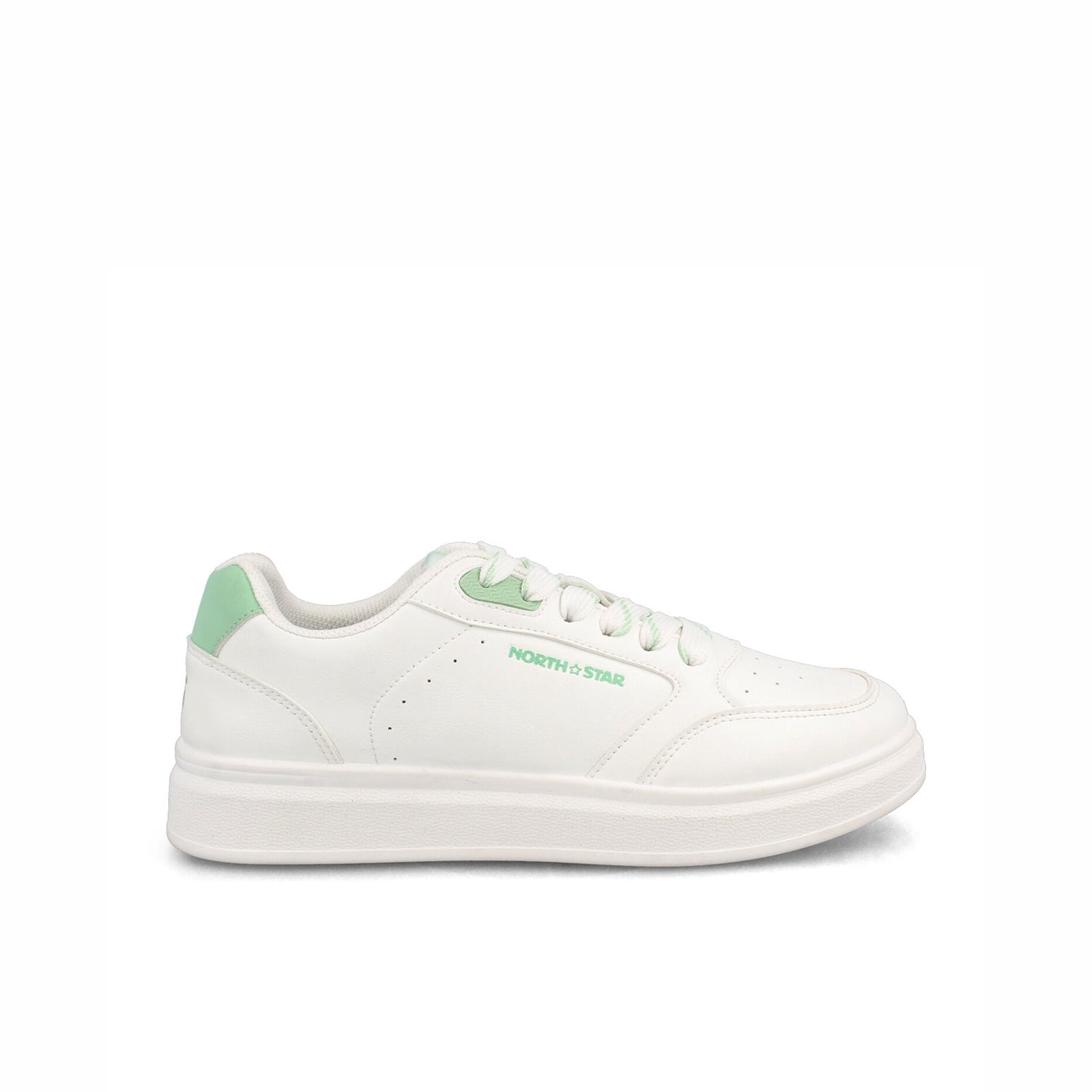 North Star - Zapatilla Mujer New Skater Blanco Verde
