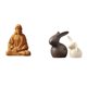 thumbnail image 5 of Juego De Estatuilla Del Sagrado Corazón De Jesús Y Estatua De Conejo De Cerámica, De Porcelana, Coleccionable De Pascua Para Decoración De Pasillo, Dormitorio, Oficina Y Escritorio., 5 of 5