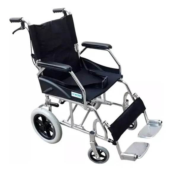 Silla De Ruedas Aluminio Ligera Plegable Respaldo Abatible Seniortek