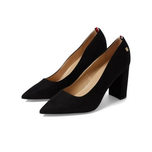 Zapatos Tommy Hilfiger Abilene Para Mujer, Zapatos De Tacón Negros, Talla 7