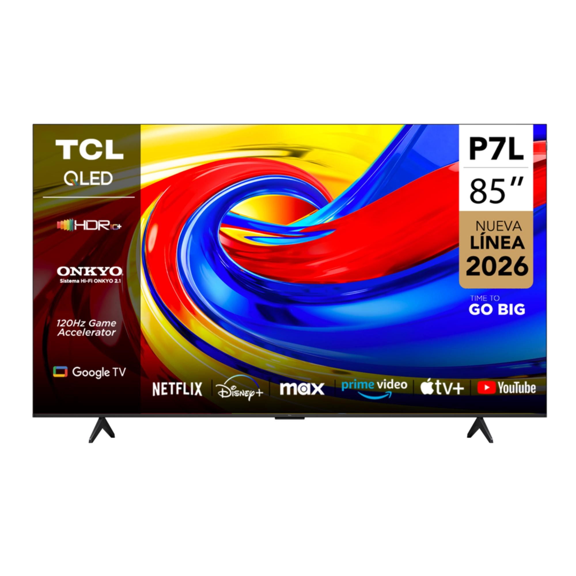 Televisor TCL 85" QLED 4K UHD Google P7L