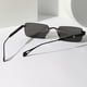thumbnail image 2 of POLASUP GAFAS LENTES DE SOL Gafas de sol retro unisex, pequeñas gafas de sol rectangulares estilo años 90, gafas de sol retro lindas de estilo estrecho, 2 of 5