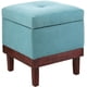 thumbnail image 1 of Pouf Baúl Emilia Celeste Grabado 45x45x46 cm, 1 of 3