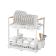thumbnail image 2 of Secaplatos Escurridor Belug Acero Inox 2 Niveles Blanco, 2 of 5