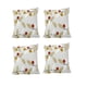 thumbnail image 1 of Set De 4 Fundas De Cojin Bordadas 45x45cm Blanco 02, 1 of 4
