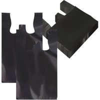 De Gaune - Bolsas Tipo Camiseta Plásticas 35X45Cm Negro 500U