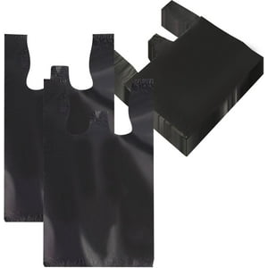De Gaune - Bolsas Tipo Camiseta Plásticas 40X50Cm Negro 500U