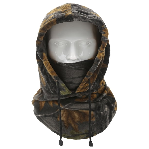 Máscara cálida para montar al aire libre en invierno, gorra de forro polar gruesa y agrandada, resistente al viento.