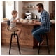 thumbnail image 5 of Taburete Silla Bar Cocina Piso Alto Madera Metal Estilo Industrial, 5 of 10