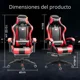thumbnail image 2 of Silla Gamer Para Dormitorio Home Office Con Reposacabeza Amarillo, 2 of 7