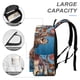 thumbnail image 4 of Amigos Animales-theme Backpack, Campus style schoolbag Bookbag with Adjustable Shoulder Straps And Large Zip Compartment, Unisex Travel Bags.42x30x15cm, 4 of 6