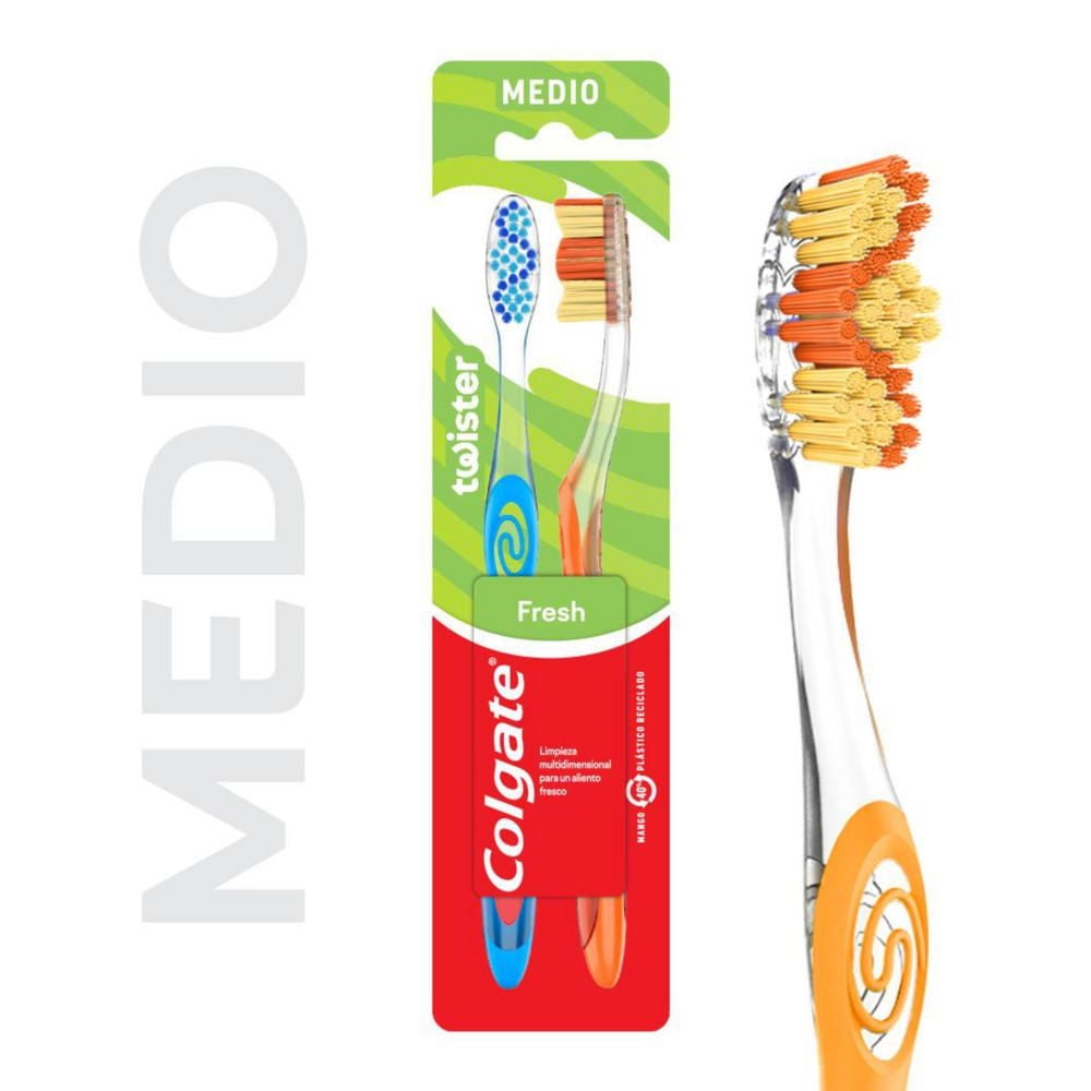 Colgate - Cepillo De Dientes Twister Medio