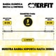 thumbnail image 3 of Barra Olimpica De Forma Recta 16Kg Overfit de 2.2 metros, 3 of 10