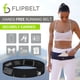 thumbnail image 2 of Cinturón para correr con cremallera FlipBelt, negro, tamaño mediano, 2 of 7