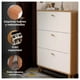 thumbnail image 2 of Zapatero Mueble Organizador de Zapatos Blanco Moderno 3 Cajones, 2 of 6