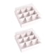 thumbnail image 1 of Cajas De Panadería, Cajas De Rejilla, Recipientes Cuadrados Para Alimentos Para Galletas, Pastelería De Fiesta, 9 Rejillas, Color Blanco, 2 Uds., 1 of 3