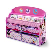 Organizador De Libros Y Juguetes Deluxe Infantil Minnie Mouse Disney - 5 Contenedores Delta Children