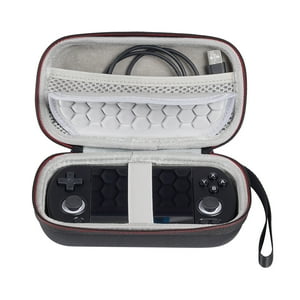 Genérico - Funda Protectora A Prueba De Golpes Para La Consola De Juegos De Mano Anbernic Rg40Xx H - Bolsa De Almacenamiento De Viaje Organizador Portátil-Negro Gris