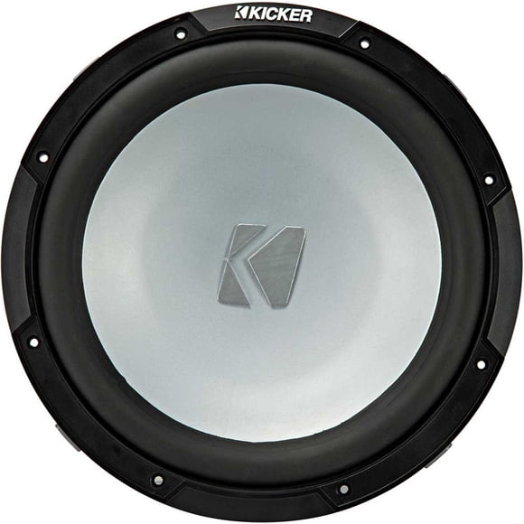 Subwoofer KICKER KM12 de 12" resistente a la intemperie, 4 ohmios