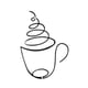 thumbnail image 4 of Decoración De Pared Con Forma De Taza De Café, Letrero De Metal Moderno Para Ventana De Casa De Campo, 14,2 X 20,3 Cm, 4 of 5