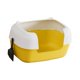 thumbnail image 5 of Caja De Arena Para Mascotas Con Parte Superior Abierta Y Lados Altos Para Gatos Peque?os Y Grandes, Color Amarillo, 5 of 5