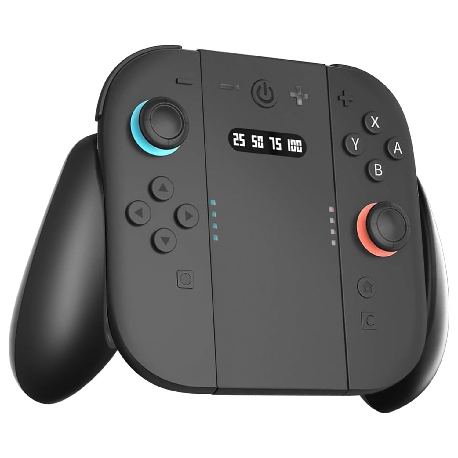 Genérico - Accesorios De Carga De Agarre Para Controladores L/r Para Nintendo Switch 2, Agarre De Carga Desmontable Con Indicador Led Y Comodidad Para El Controlador