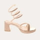 thumbnail image 4 of Sandalia Taco Champagne Vía Franca, 4 of 5