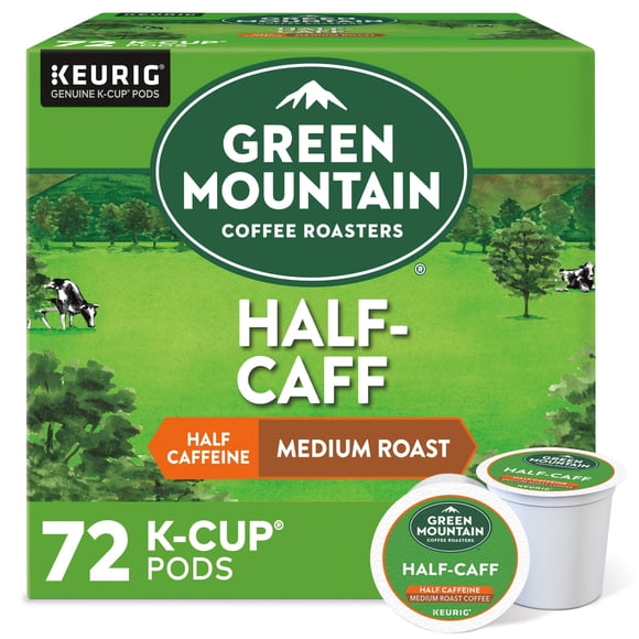Café Green Mountain Half Caff Tostado Medio 72 Cápsulas K-Cup