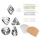 thumbnail image 4 of 1 Juego De Moldes Para Cortar Pendientes, Suministros De Arte, Tapones Para Los Oídos Hechos A Mano Para Joyería, 115 Piezas, 4 of 5