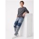 thumbnail image 3 of Jeans Niño Patchwork Camuflaje Pantalon Mezclilla Moda, 3 of 3