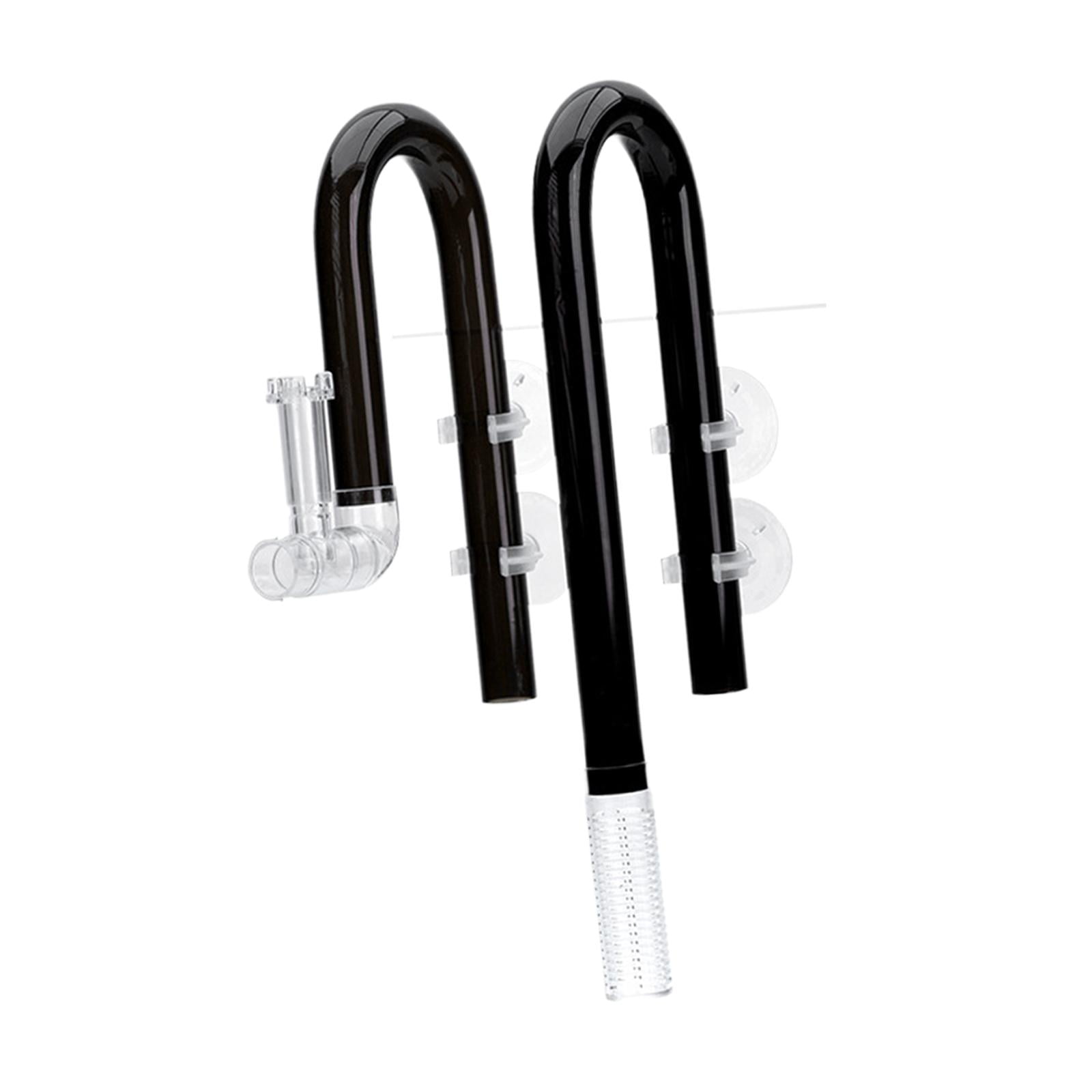 Tubo De Lirio Para Acuario, Superficie De Entrada Y Salida, Elimina Manchas De Aceite, Tubo De Lirio, Entrada De 16mm, Negro