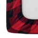 thumbnail image 4 of Juego de sábanas Elegant Comfort de franela de terciopelo King Buffalo Red, 4 of 9