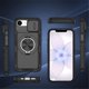 thumbnail image 2 of Funda para iPhone 16e / 17e de 6.1 Pulgadas, Cubierta de Cámara Deslizante Integrada y Soporte Giratorio Anillo de 360 °, Resistente y a Prueba de Golpes, Funda Protectora, Negro, 2 of 8