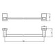 thumbnail image 2 of STRETTO BARRA TOALLA 46 CM TAFF NIQUEL, 2 of 2