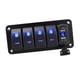 thumbnail image 4 of Panel De Interruptor De Balancín 4.2A Voltímetro De Cargador USB Doble Para Vehículos Marine 5 Pandilla, 4 of 5