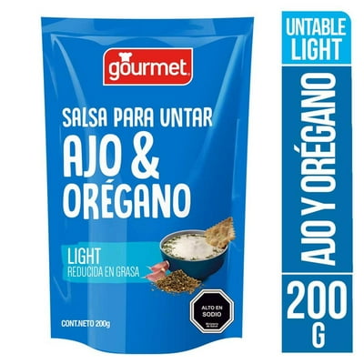 Salsa De Ajo Orégano Light Doypack 200 G Gourmet