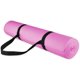 thumbnail image 1 of Tapete de yoga Fitvids de 6 mm de grosor, antideslizante, con almohadilla para rodillas y correa, rosa, 1 of 4