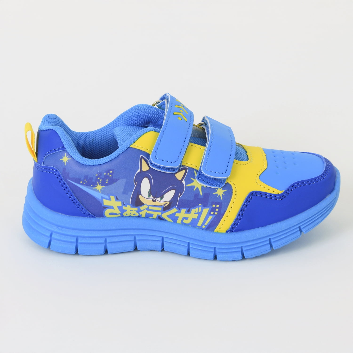 Zapatillas Con Velcro Niño Azul Sonic