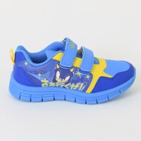 Zapatillas Con Velcro Niño Azul Sonic