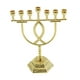 thumbnail image 1 of Portavelas Menorah 7 Branch Table Centerpiece 17cm Chanukah Candle Holder, 1 of 3